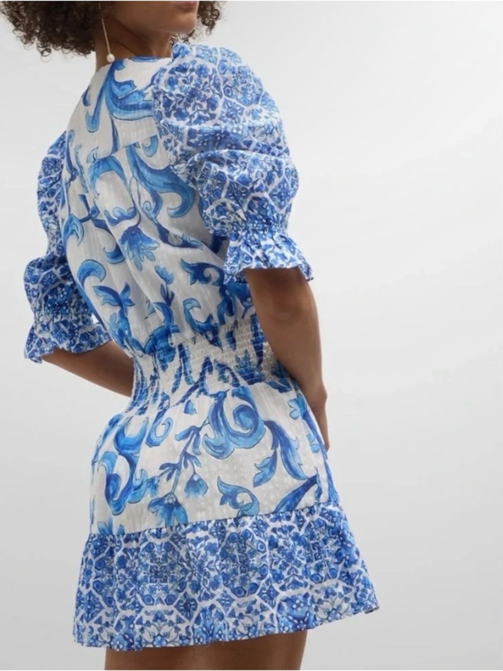 Ramy Brook Susan V-Neck Mini Dress Size L MSRP $395 - Picture 2 of 10